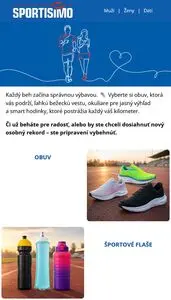 Propagačné noviny SPORTISIMO, platné od 2026-08-11 do 2026-08-17.