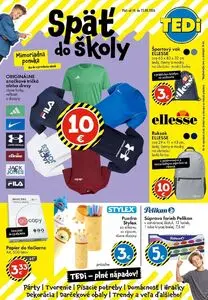 Propagačné noviny TEDi, platné od 2026-08-14 do 2026-08-22.