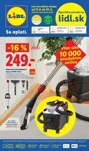 Propagačné noviny LIDL, platné od 2026-08-17 do 2026-08-30.