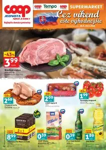 Propagačné noviny COOP, platné od 2026-08-28 do 2026-08-30.