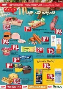 Propagačné noviny COOP, platné od 2026-08-20 do 2026-09-02.