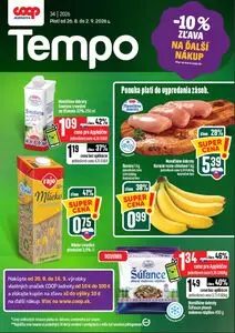 Propagačné noviny COOP, platné od 2026-08-26 do 2026-09-02.