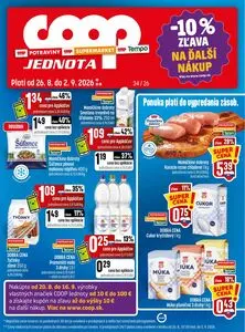 Propagačné noviny COOP, platné od 2026-08-26 do 2026-09-02.