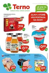 Propagačné noviny Terno, platné od 2026-08-27 do 2026-09-02.