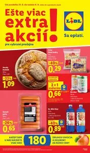Propagačné noviny LIDL, platné od 2026-08-31 do 2026-09-06.