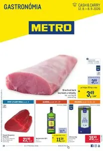 Propagačné noviny METRO, platné od 2026-08-12 do 2026-09-08.