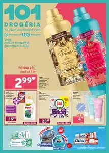 Propagačné noviny 101 Drogerie, platné od 2026-08-19 do 2026-09-08.