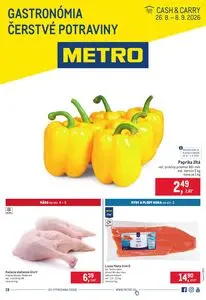 Propagačné noviny METRO, platné od 2026-08-26 do 2026-09-08.