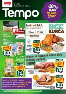Propagačné noviny COOP, platné od 2026-09-03 do 2026-09-09.