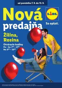 Propagačné noviny LIDL, platné od 2026-09-07 do 2026-09-13.