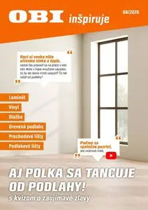 Propagačné noviny OBI, platné od 2026-08-15 do 2026-09-14.