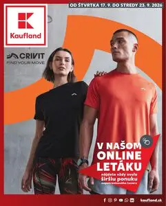 Propagačné noviny Kaufland, platné od 2026-09-17 do 2026-09-23.