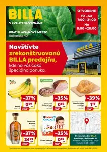 Propagačné noviny BILLA, platné od 2026-09-23 do 2026-09-29.