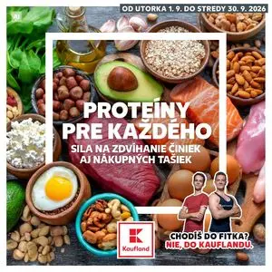 Propagačné noviny Kaufland, platné od 2026-09-01 do 2026-09-30.