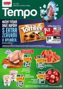 Propagačné noviny COOP, platné od 2026-09-24 do 2026-09-30.