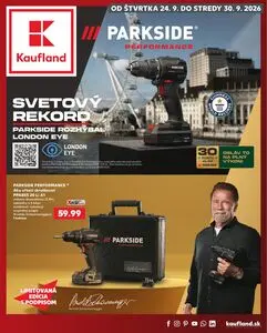 Propagačné noviny Kaufland, platné od 2026-09-24 do 2026-09-30.