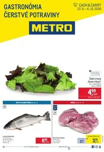 Propagačné noviny METRO, platné od 2026-09-23 do 2026-10-06.