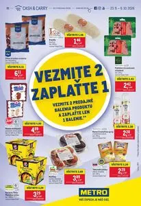 Propagačné noviny METRO, platné od 2026-09-23 do 2026-10-06.