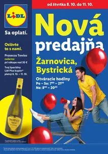 Propagačné noviny LIDL, platné od 2026-10-08 do 2026-10-11.