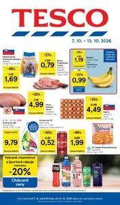 Propagačné noviny TESCO, platné od 2026-10-07 do 2026-10-13.