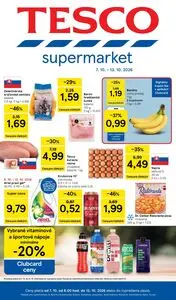 Propagačné noviny TESCO, platné od 2026-10-07 do 2026-10-13.