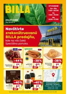 Propagačné noviny BILLA, platné od 2026-10-14 do 2026-10-20.