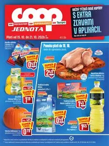 Propagačné noviny COOP, platné od 2026-10-15 do 2026-10-21.