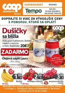 Propagačné noviny COOP, platné od 2026-10-22 do 2026-10-28.
