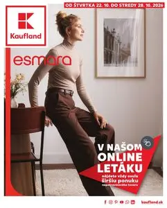 Propagačné noviny Kaufland, platné od 2026-10-22 do 2026-10-28.