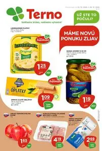 Propagačné noviny Terno, platné od 2026-10-22 do 2026-10-28.