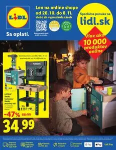 Propagačné noviny LIDL, platné od 2026-10-26 do 2026-11-08.