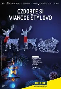 Propagačné noviny METRO, platné od 2026-10-21 do 2026-11-17.