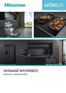 Propagačné noviny MÖBELIX, platné od 2025-09-01 do 2026-12-31.